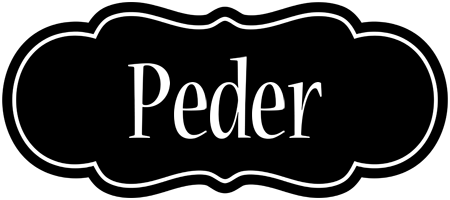 Peder welcome logo