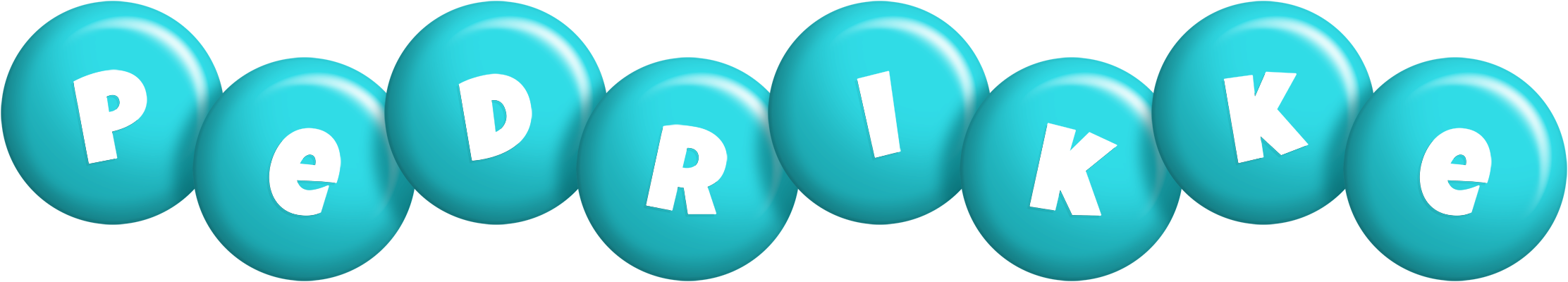 Pedrikke candy-azur logo
