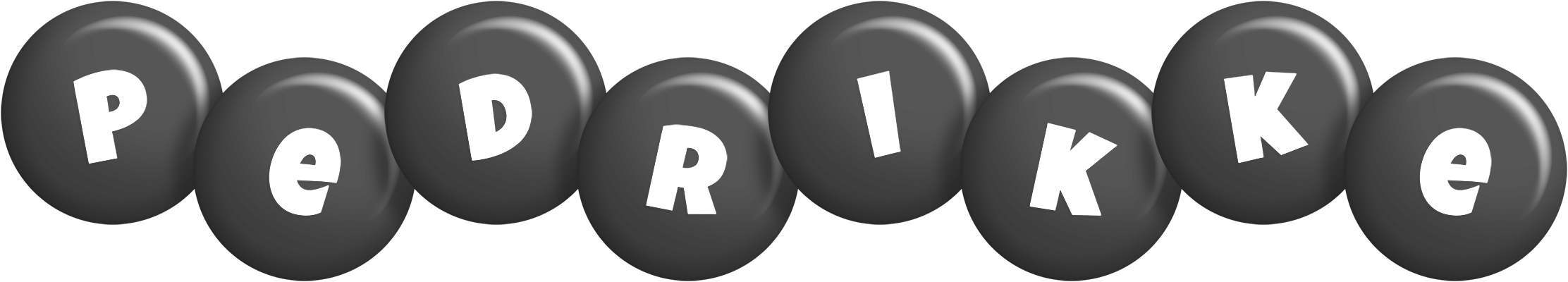Pedrikke candy-black logo