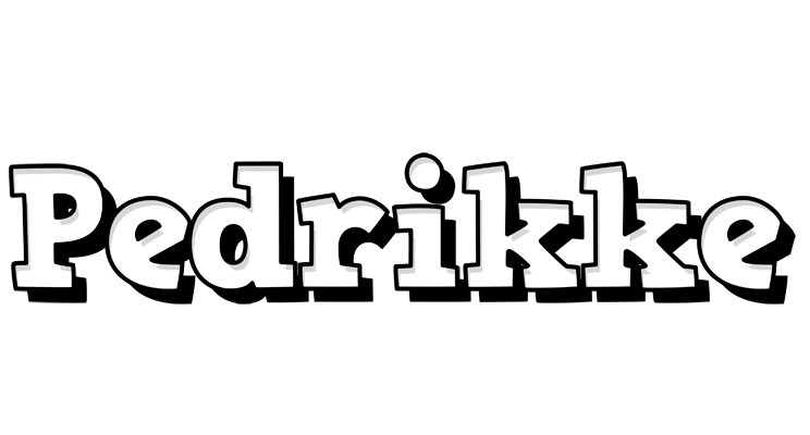 Pedrikke snowing logo