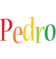 Pedro birthday logo