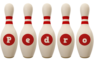 Pedro bowling-pin logo