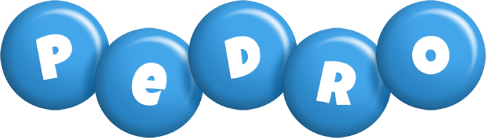 Pedro candy-blue logo