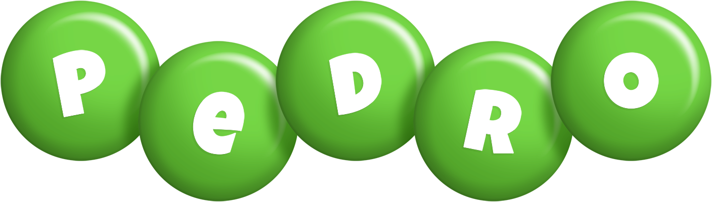 Pedro candy-green logo