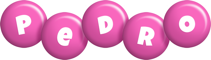 Pedro candy-pink logo