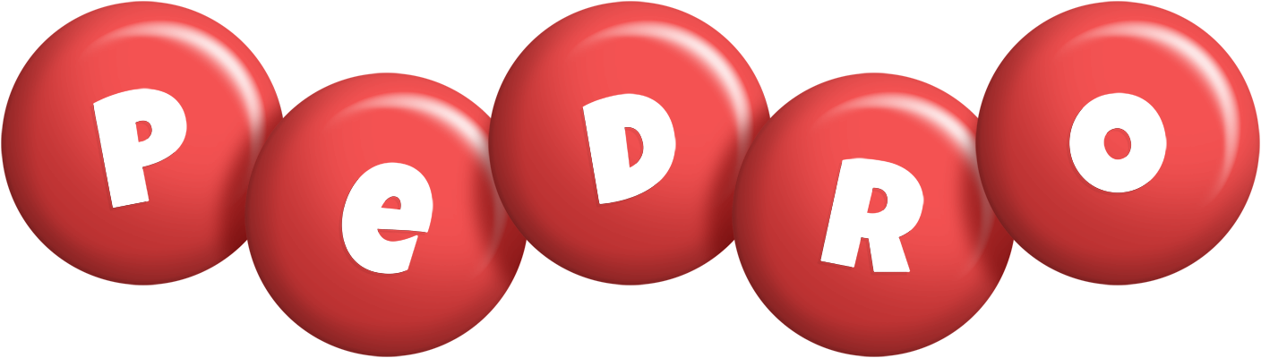 Pedro candy-red logo