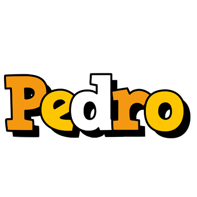 Pedro cartoon logo