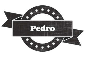 Pedro grunge logo