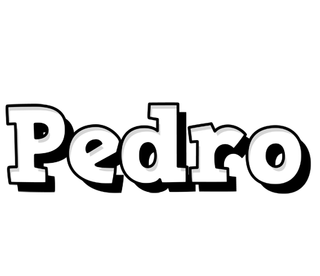 Pedro snowing logo