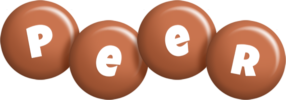 Peer candy-brown logo