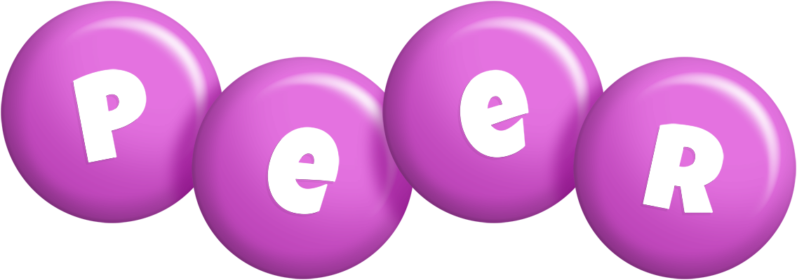 Peer candy-purple logo