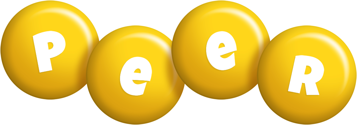 Peer candy-yellow logo