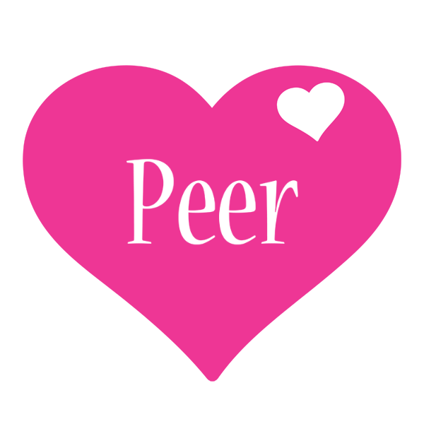 Peer love-heart logo