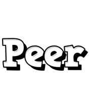 Peer snowing logo