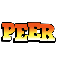 Peer sunset logo