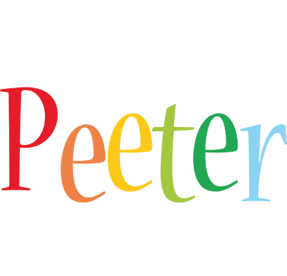 Peeter birthday logo