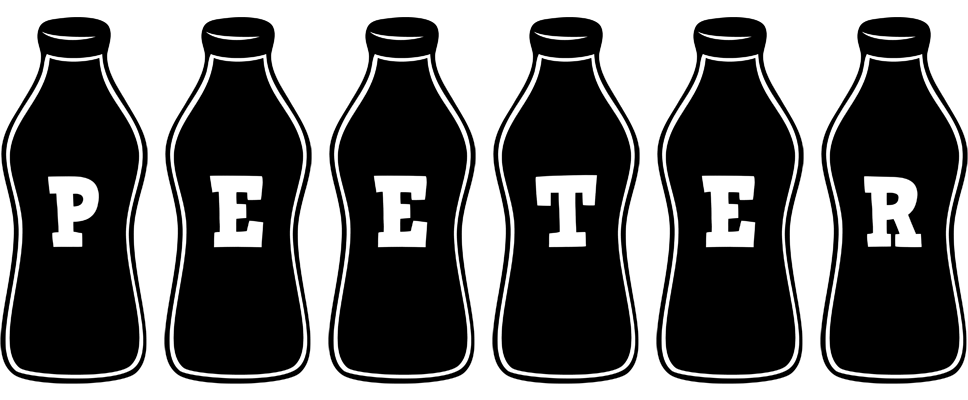 Peeter bottle logo