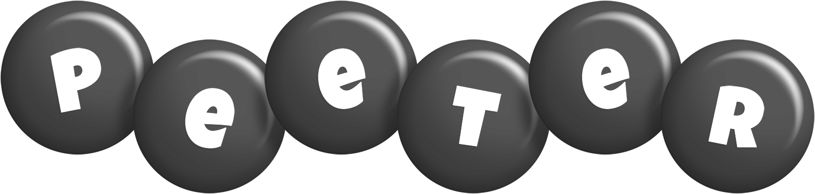 Peeter candy-black logo