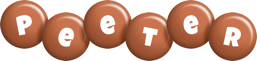 Peeter candy-brown logo