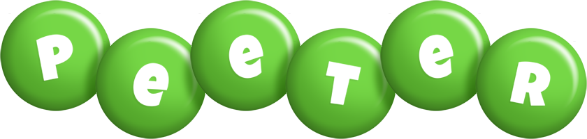 Peeter candy-green logo