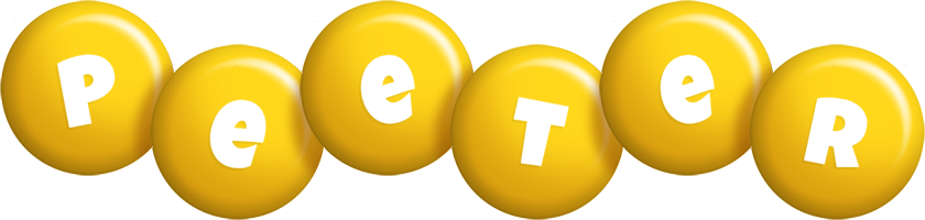 Peeter candy-yellow logo