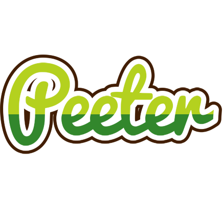 Peeter golfing logo