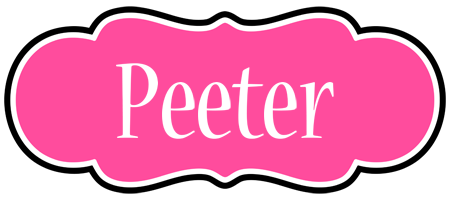 Peeter invitation logo