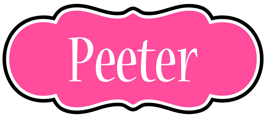 Peeter invitation logo