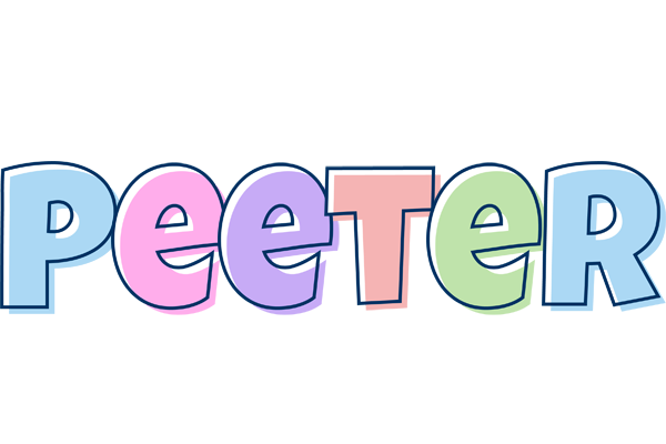 Peeter pastel logo