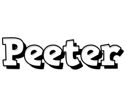 Peeter snowing logo