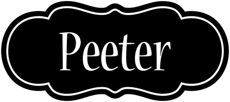 Peeter welcome logo