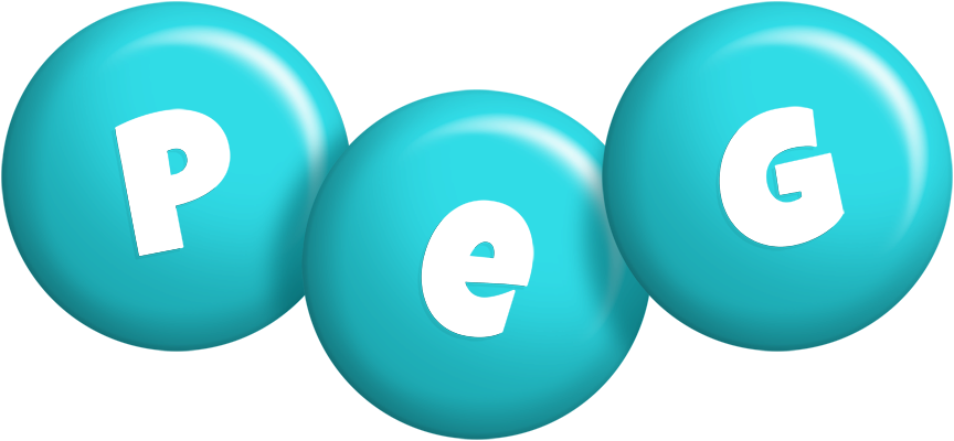Peg candy-azur logo