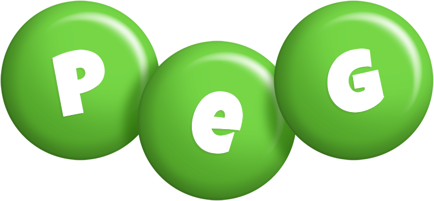Peg candy-green logo