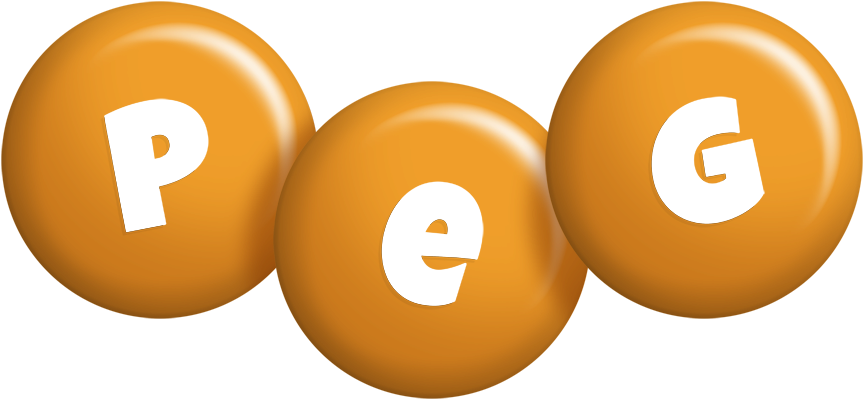 Peg candy-orange logo