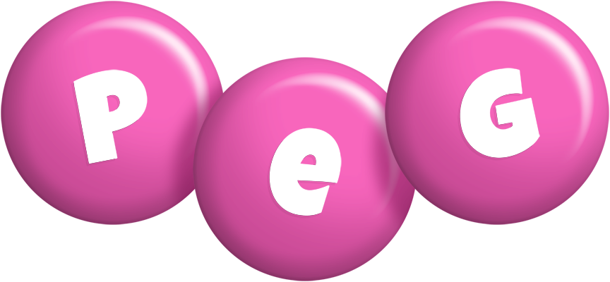 Peg candy-pink logo
