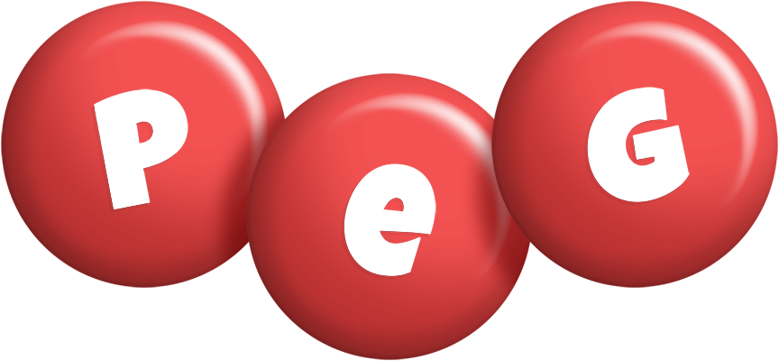 Peg candy-red logo