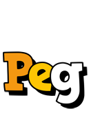 Peg cartoon logo