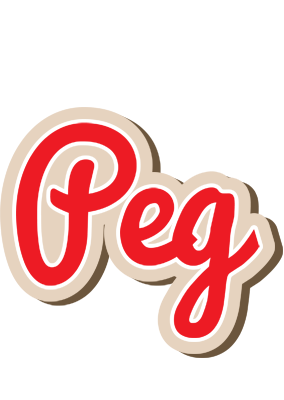 Peg chocolate logo