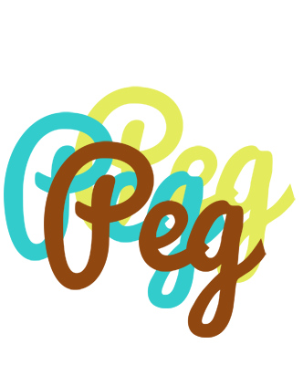 Peg cupcake logo