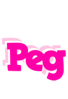 Peg dancing logo