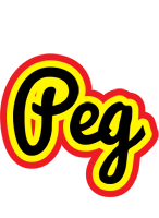 Peg flaming logo