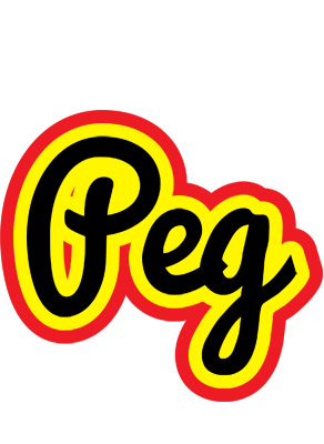 Peg flaming logo