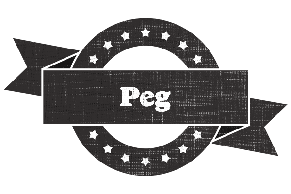 Peg grunge logo