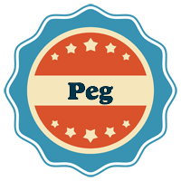 Peg labels logo