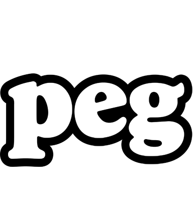 Peg panda logo