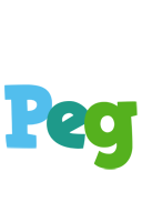 Peg rainbows logo