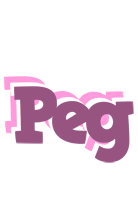 Peg relaxing logo