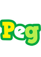 Peg soccer logo