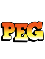 Peg sunset logo