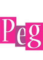 Peg whine logo